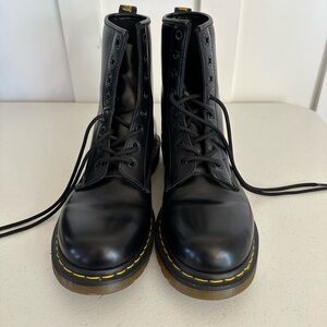 1460 Woman’s Smooth Leather Lace Up Dr. Marten boots